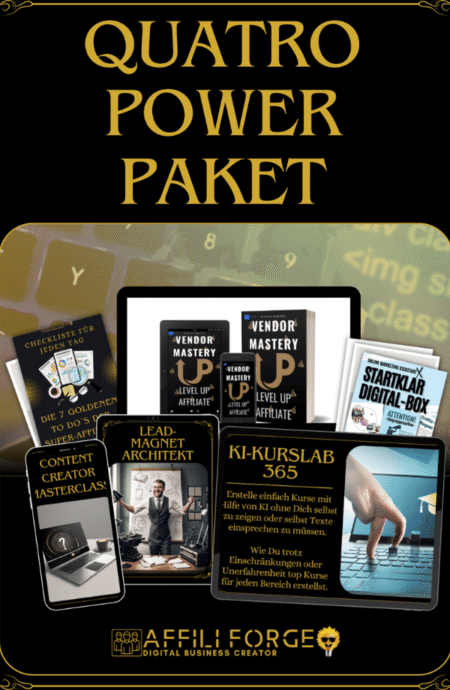 Quatro-Power-Paket Mitgliederbereich und Video-Kurse